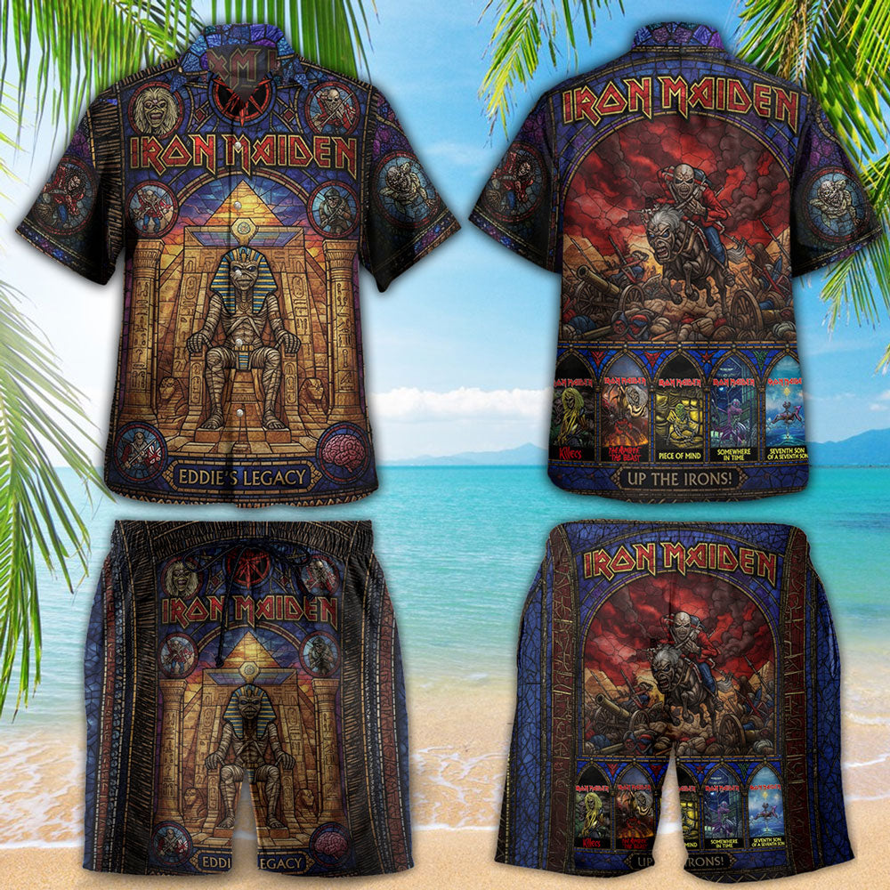 Iron Maiden 3D Hawaiian Apparel – TMTHU7802