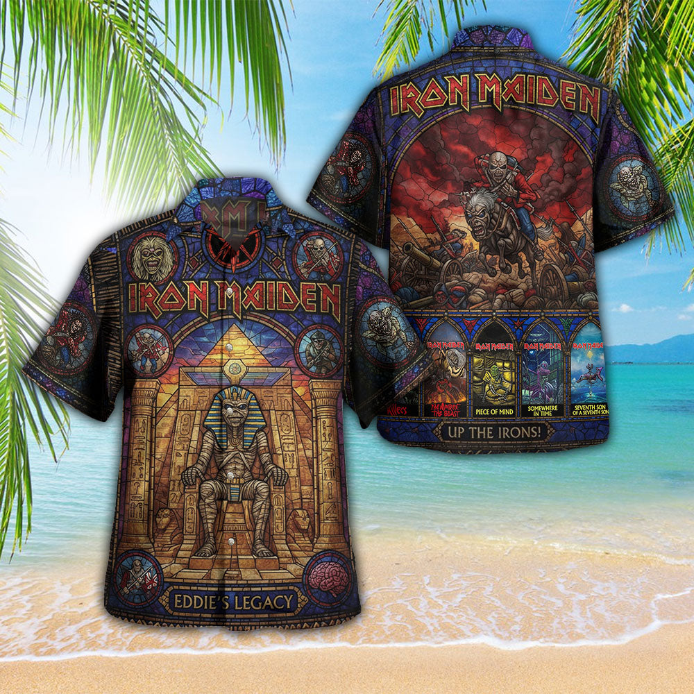 Iron Maiden 3D Hawaiian Apparel – TMTHU7802