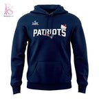 Hello Kitty New England Patriots Super Bolw Hoodie