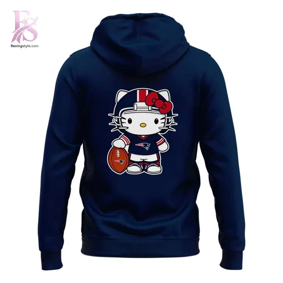 Hello Kitty New England Patriots Super Bolw Hoodie