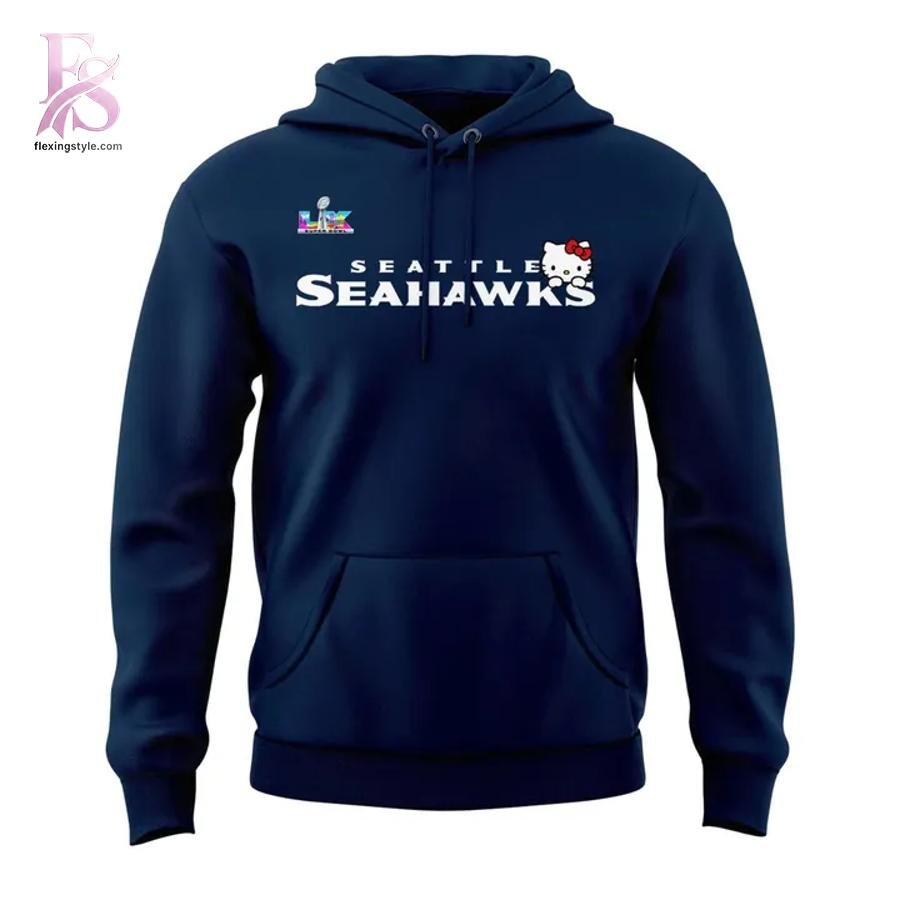 Hello Kitty x Seattle Seahawks Super Bowl Hoodie