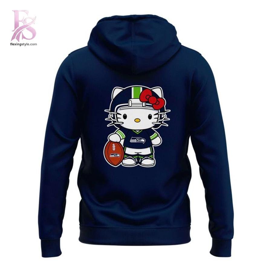 Hello Kitty x Seattle Seahawks Super Bowl Hoodie
