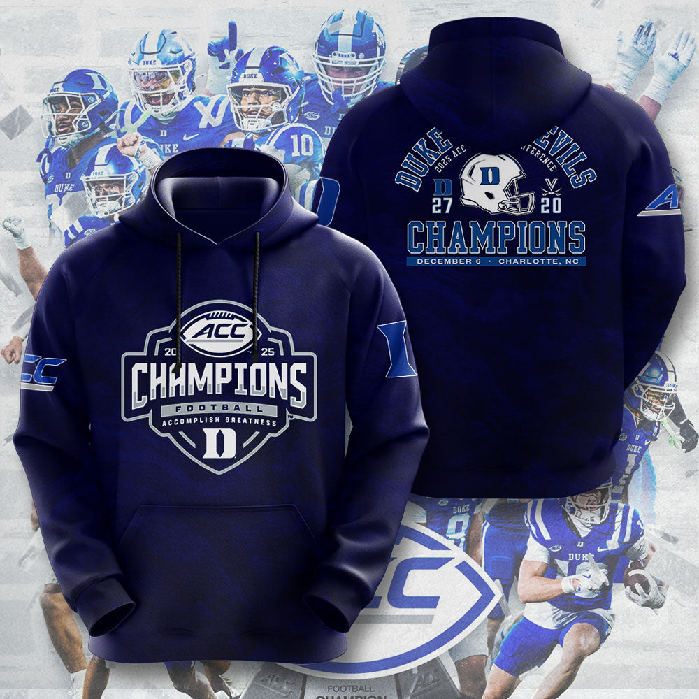 Duke Blue Devils Football 3D Apparel – GNE4749