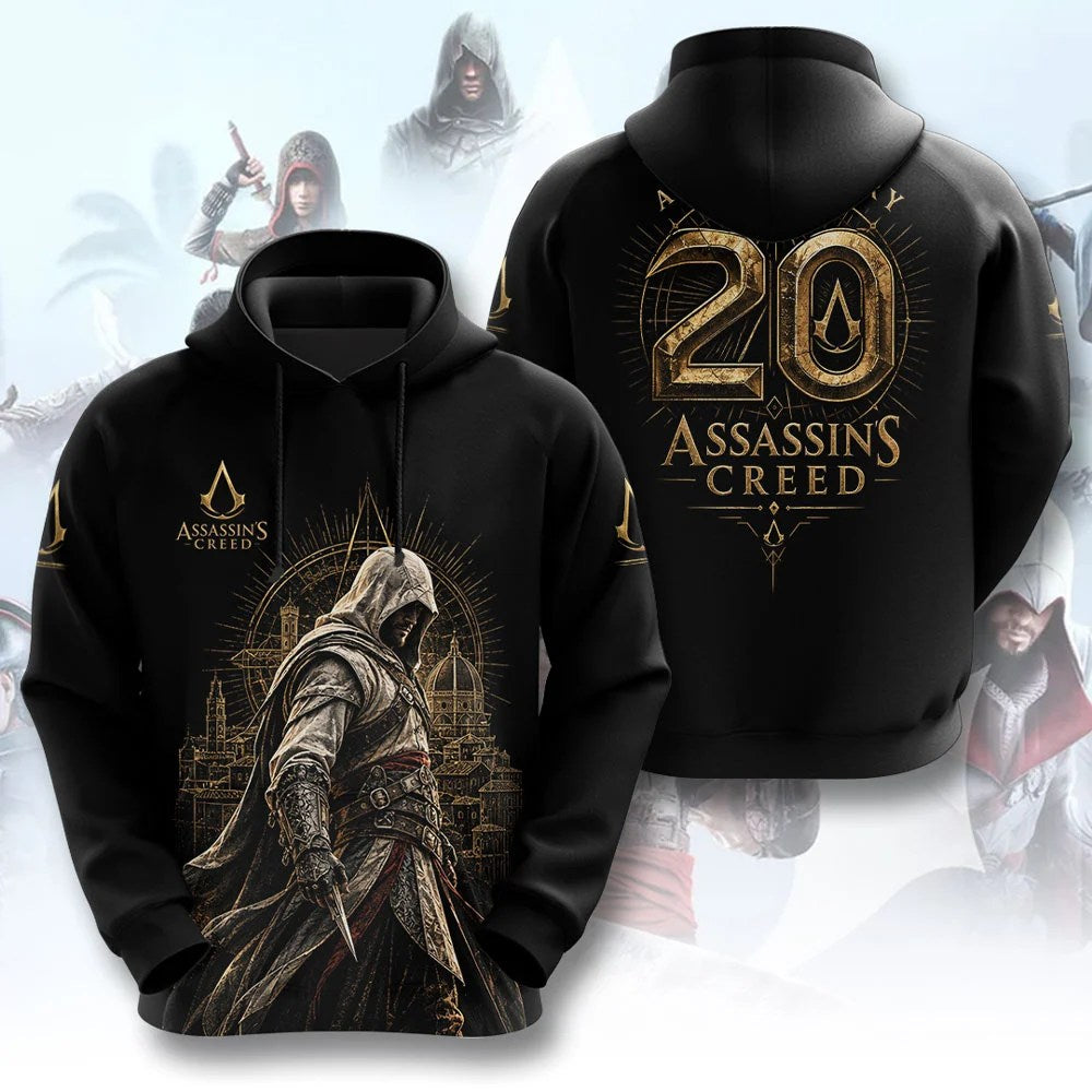 Assassin's Creed 20th Anniversary 3D Apparel – TMTHU10189