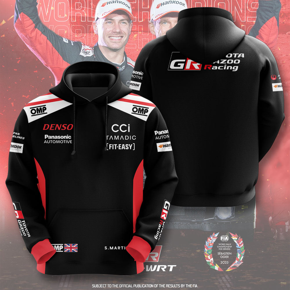 Toyota Gazoo Racing WRT 2025 World Rally Champions 3D Apparel – TMTHU2369