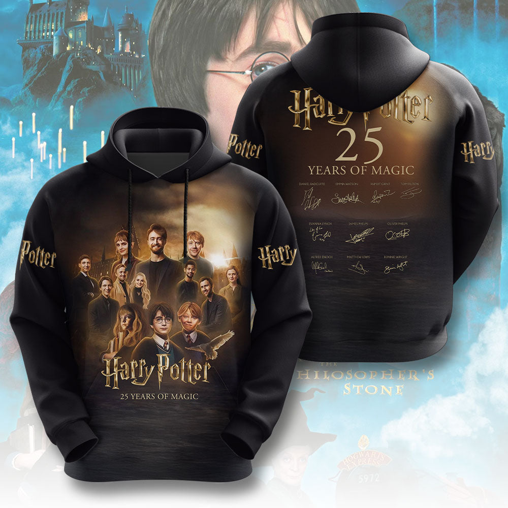 Harry Potter 25th Anniversary 3D Apparel – TMTHU3047