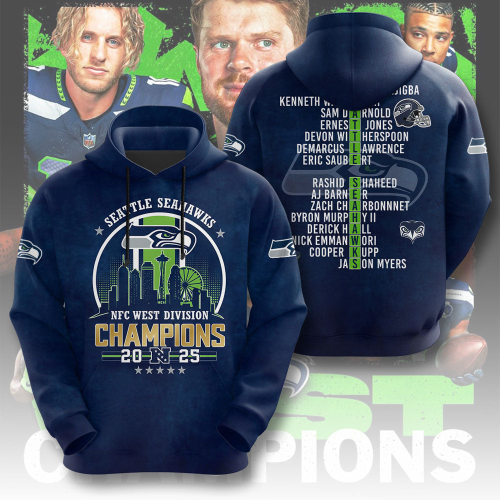 Seattle Seahawks 3D Apparel – TMTHU3074