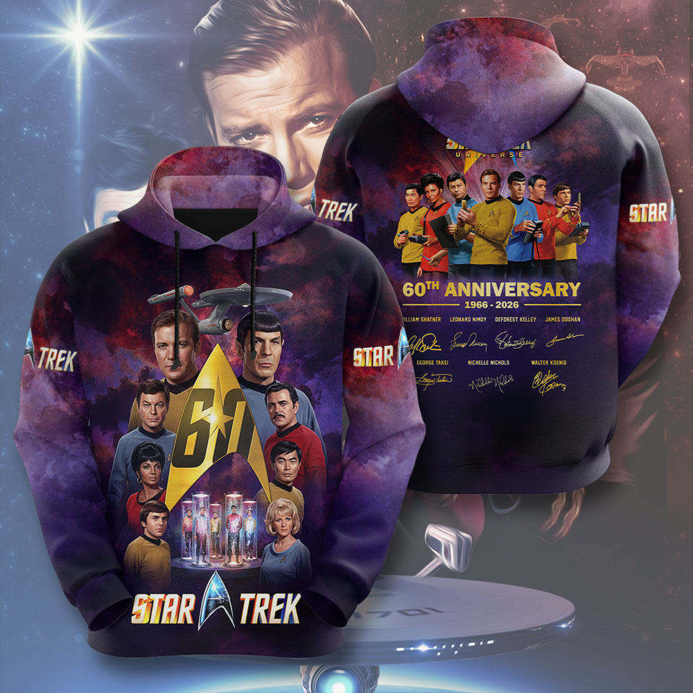 Star Trek 60th Anniversary 3D Apparel – TMTHU5449