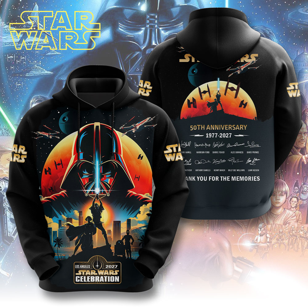 Star Wars 50th Anniversary 2027 3D Apparel – TMTHU5899