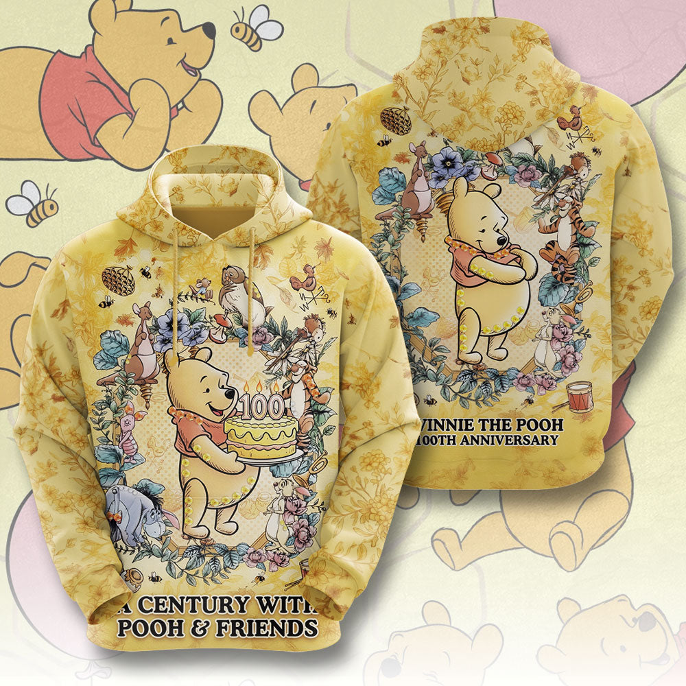 Winnie-the-Pooh 100th Anniversary 3D Apparel – TMTHU6423