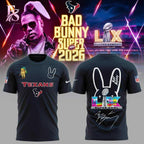Houston Texans Bad Bunny Super Bowl 2026 Shirt