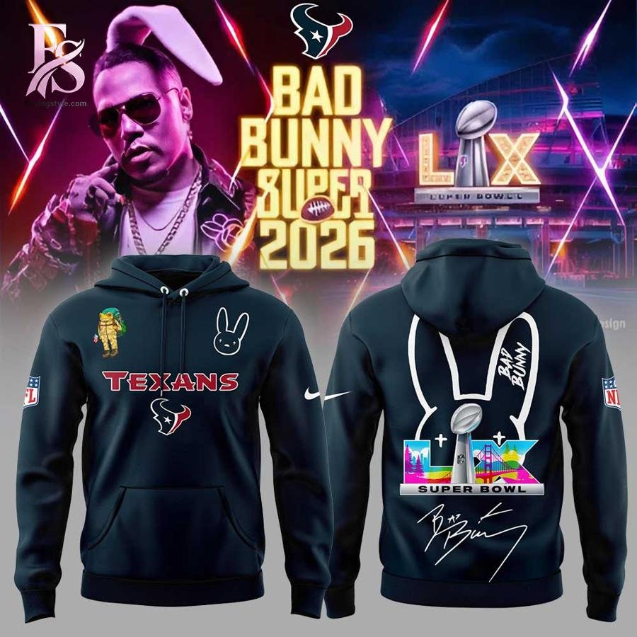 Houston Texans Bad Bunny Super Bowl 2026 Shirt