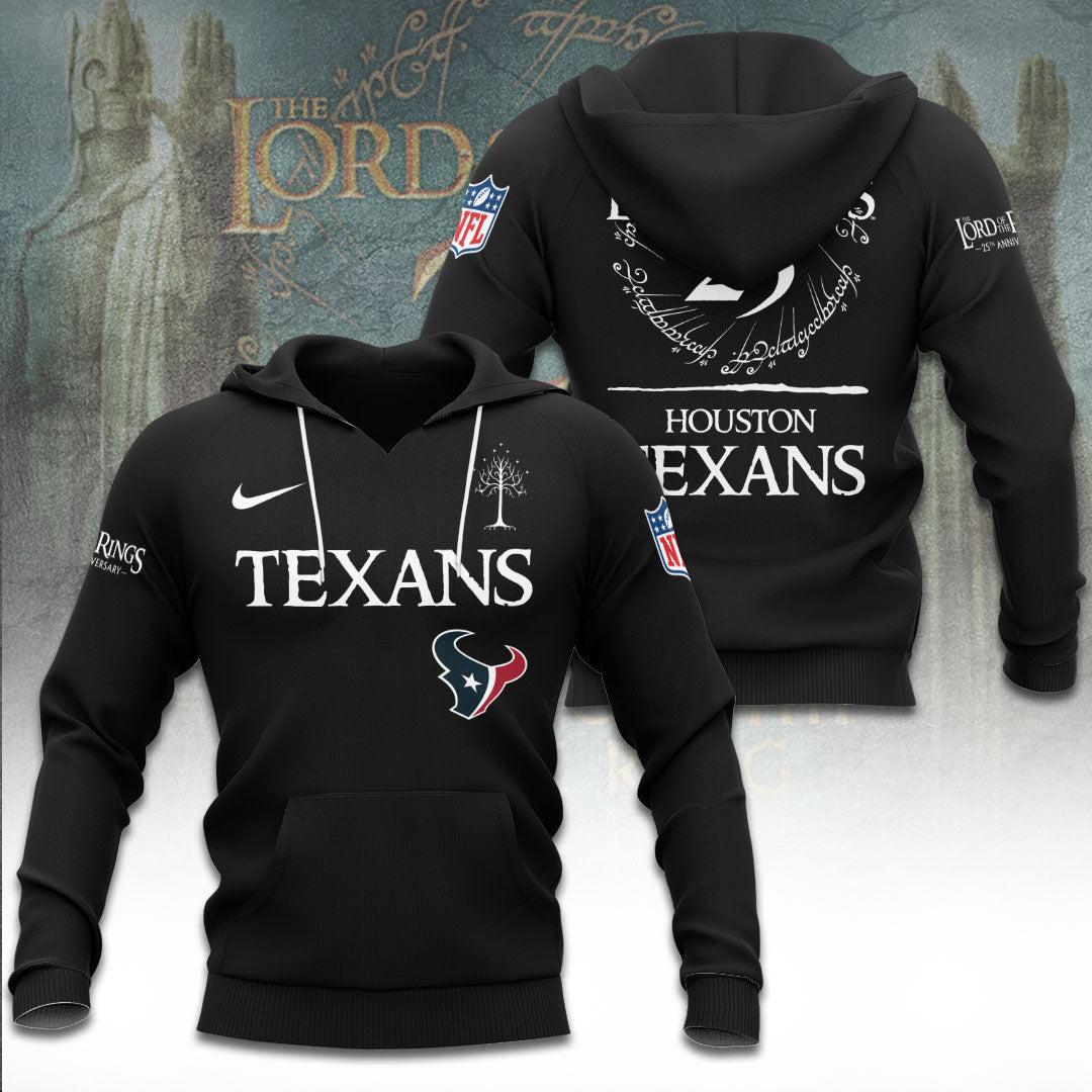 Houston Texans x The Lord of The Rings 25 Years 3D Apparel – TANTN19565