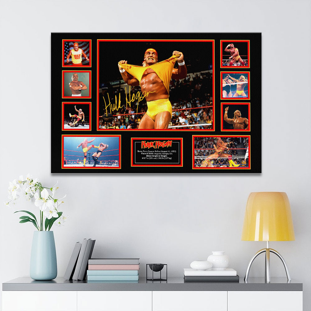 Hulk Hogan Rectangle Canvas With Inner Frame – HOATT 12145