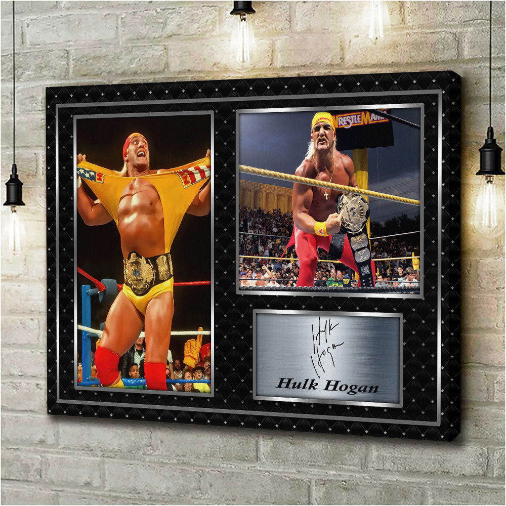 Hulk Hogan Rectangle Canvas With Inner Frame – HOATT 12354