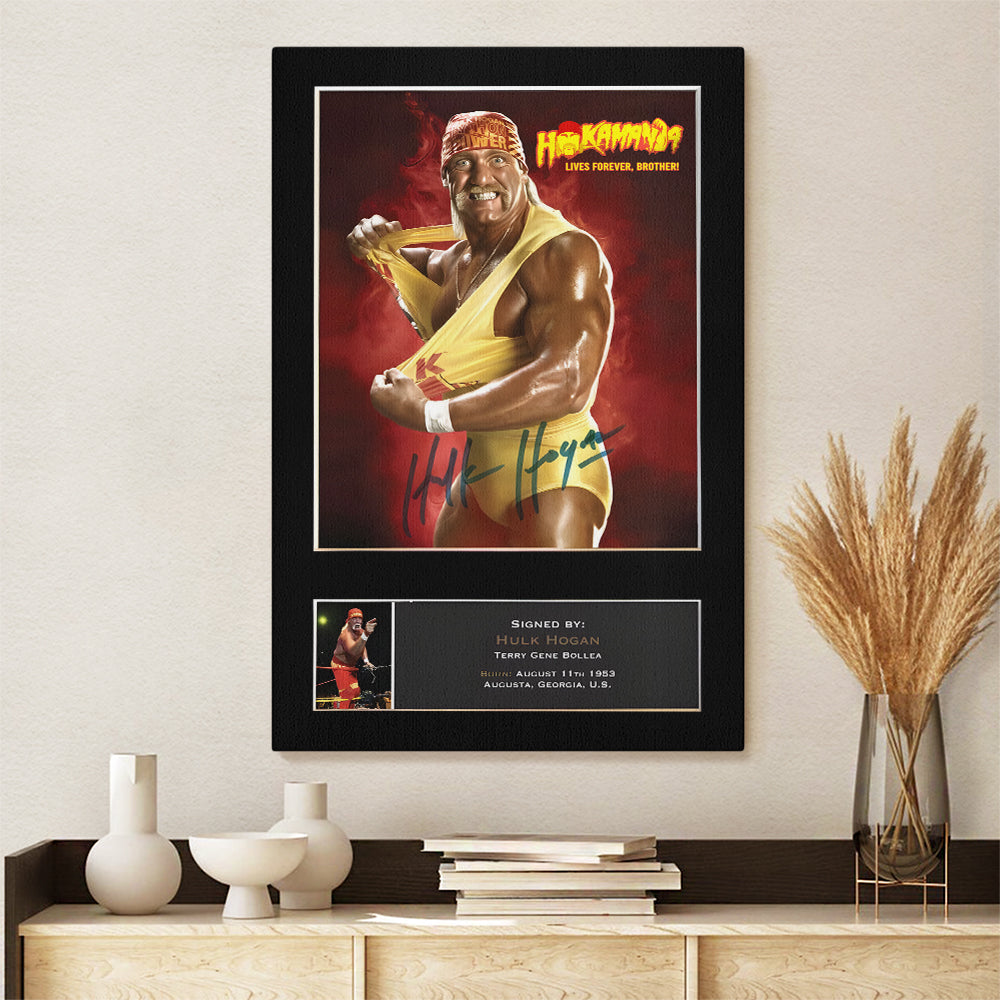 Hulk Hogan Rectangle Canvas With Inner Frame – MAITM 12424