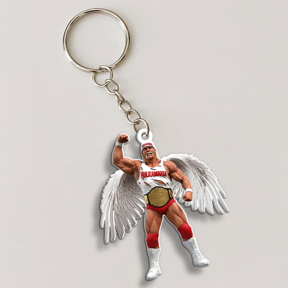 Hulk Hogan Custom Shape 1-sided Keychain – MAITM 12422