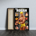 Hulk Hogan Rectangle Canvas With Inner Frame – HOATT 12146