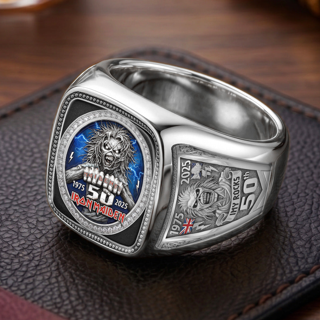 Iron Maiden 3D Engraved Ring – TMTHU7077