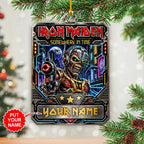 Personalized Iron Maiden Custom Shape 2-side Printed Acrylic Ornament – GNE8809