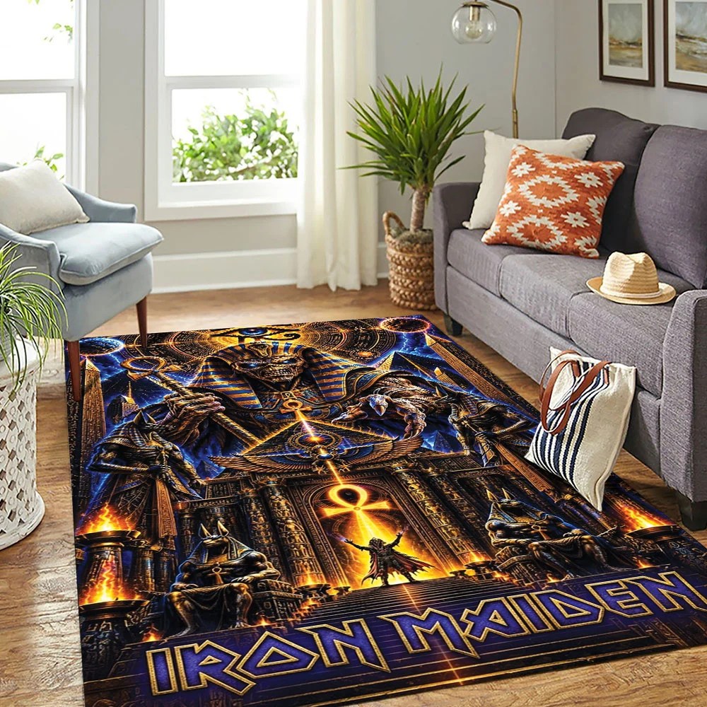 Iron Maiden Rectangular Rug – TMTHU9124