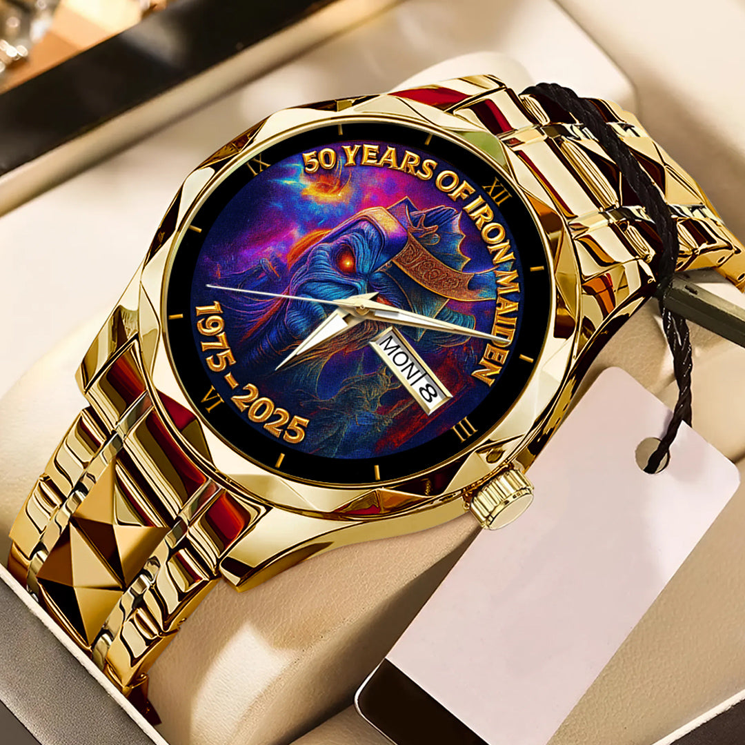 Iron Maiden Alloy Luxury Quartz Watch – TMTHU 205