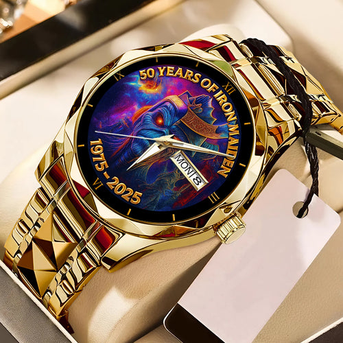 Iron Maiden Alloy Luxury Quartz Watch – TMTHU 205