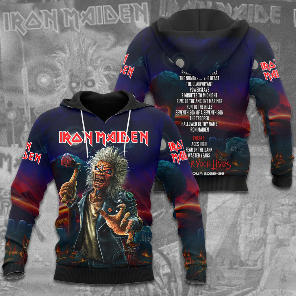 Iron Maiden 3D Apparel – TMTHU607