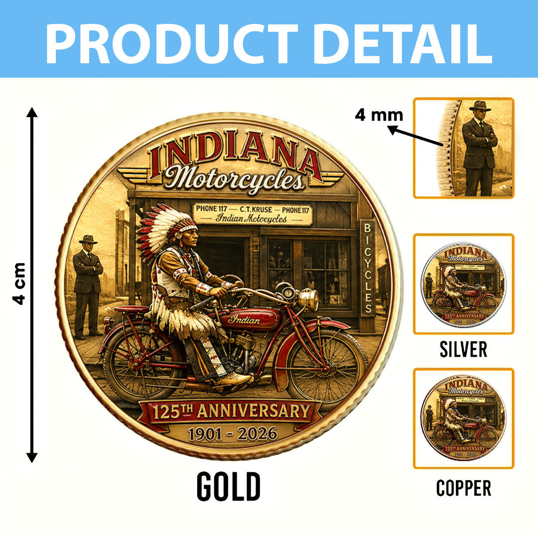 Indian Motorcycle 125th Anniversary Commemorative Coin – TMTHU8047