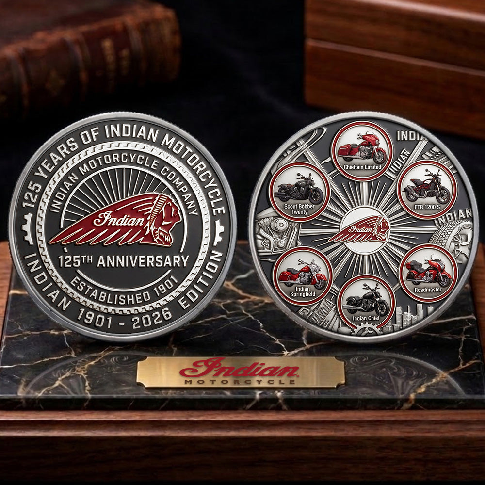 Indian Motorcycle 125th Anniversary Commemorative Coin – TMTHU8051