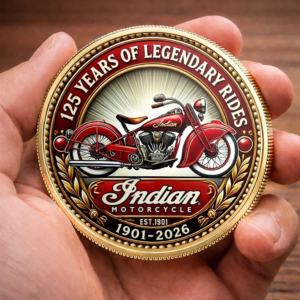 Indian Motorcycle 125th Anniversary 2026 Commemorative Coin – MAITM15421