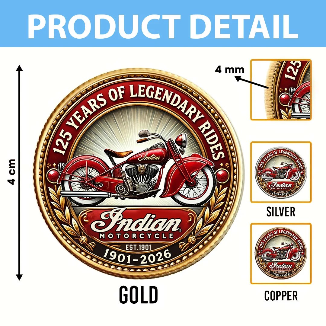 Indian Motorcycle 125th Anniversary 2026 Commemorative Coin – MAITM15421