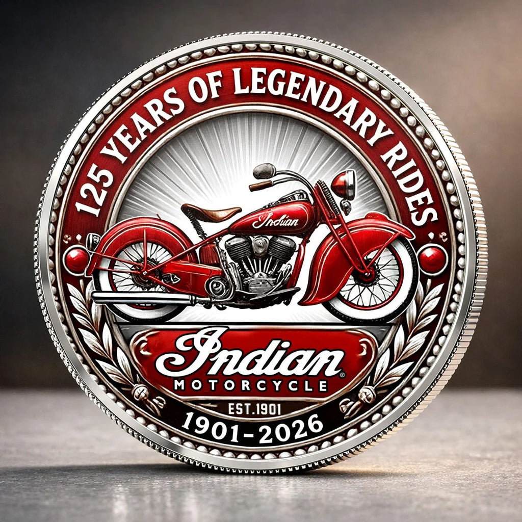 Indian Motorcycle 125th Anniversary 2026 Commemorative Coin – MAITM15421