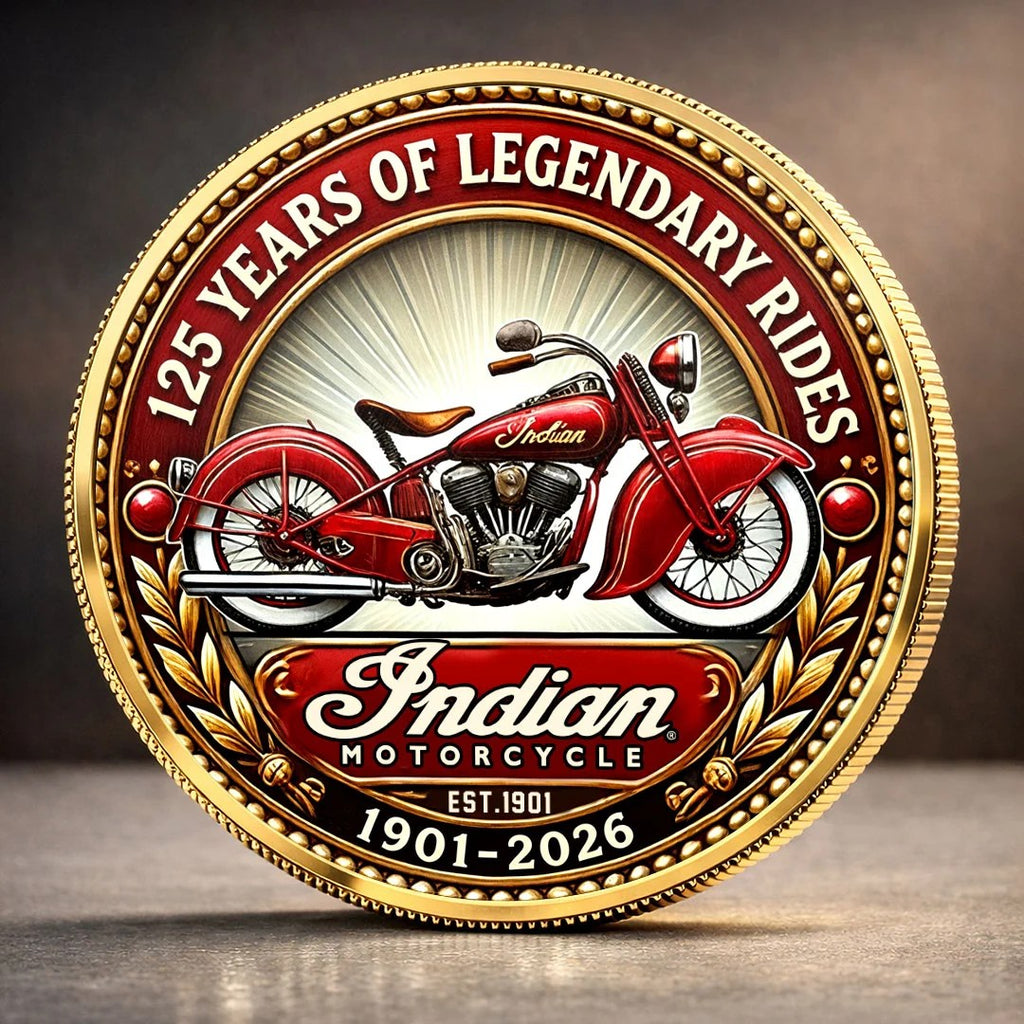 Indian Motorcycle 125th Anniversary 2026 Commemorative Coin – MAITM15421
