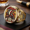 Indian Motorcycle 125th Anniversary 3D Engraved Ring – TMTHU10267