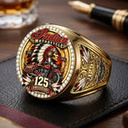 Indian Motorcycle 125th Anniversary 3D Engraved Ring – TMTHU10267