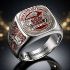 Indian Motorcycle 125th Anniversary 3D Engraved Ring – HOATT20488