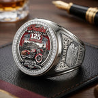 Indian Motorcycle 125th Anniversary 3D Engraved Ring – TMTHU9272