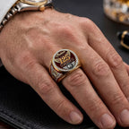 Indian Motorcycle 125th Anniversary 3D Engraved Ring – TMTHU9900