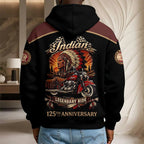 Indian Motorcycle 125th Anniversary 3D Unisex Waffle Hoodie – HOATT26842