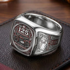 Indian Motorcycle 125th Anniversary 3D Engraved Ring – TMTHU8856