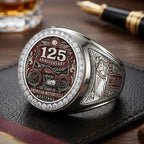 Indian Motorcycle 125th Anniversary 3D Engraved Ring – TMTHU8856