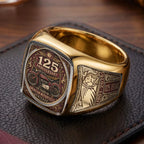 Indian Motorcycle 125th Anniversary 3D Engraved Ring – TMTHU8856