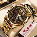 Indian Motorcycle 125th Anniversary Alloy Luxury Quartz Watch – TMTHU10216