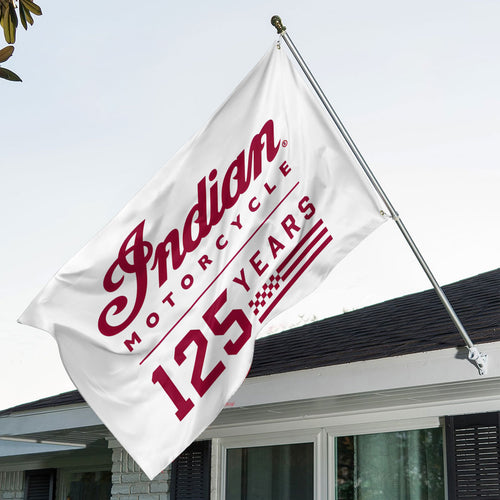 Indian Motorcycle 125th Anniversary 3D Double-side House Flag – TANTN24808