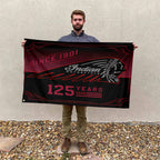 Indian Motorcycle 125th Anniversary 3D Double-side House Flag – TANTN24827