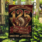 Indian Motorcycle 125th Anniversary Double-side Garden Flag – TMTHU8742