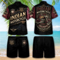 Indian Motorcycle 125th Anniversary 3D Hawaiian Apparel – TMTHU8602