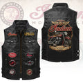 Indian Motorcycle 125th Anniversary Premium 2D Sleeveless Leather Vest – HOATT26876
