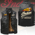 Indian Motorcycle 125th Anniversary Premium 2D Sleeveless Leather Vest – TANTN24853